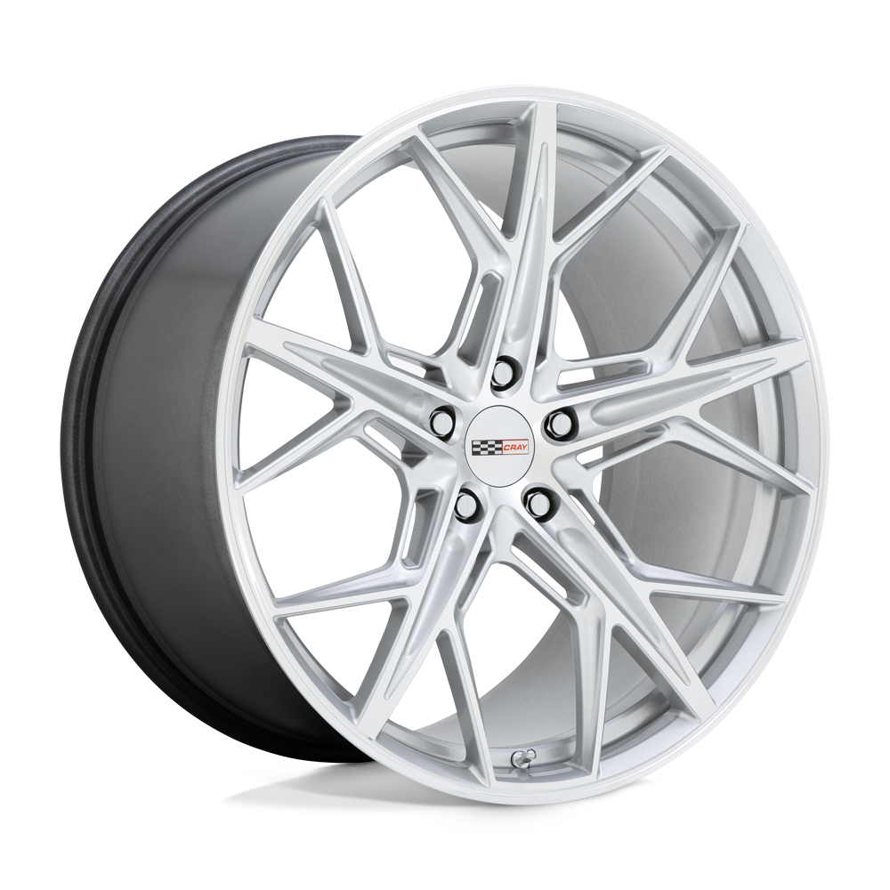 Cray Hammerhead 20x10.5 5x120.65 68 70.3 Argent brillant avec face coupée miroir