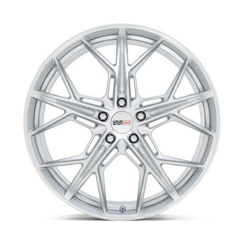 Cray Hammerhead 22x12 5x120 52 67.06 Gloss Silver W / Mirror Cut Face