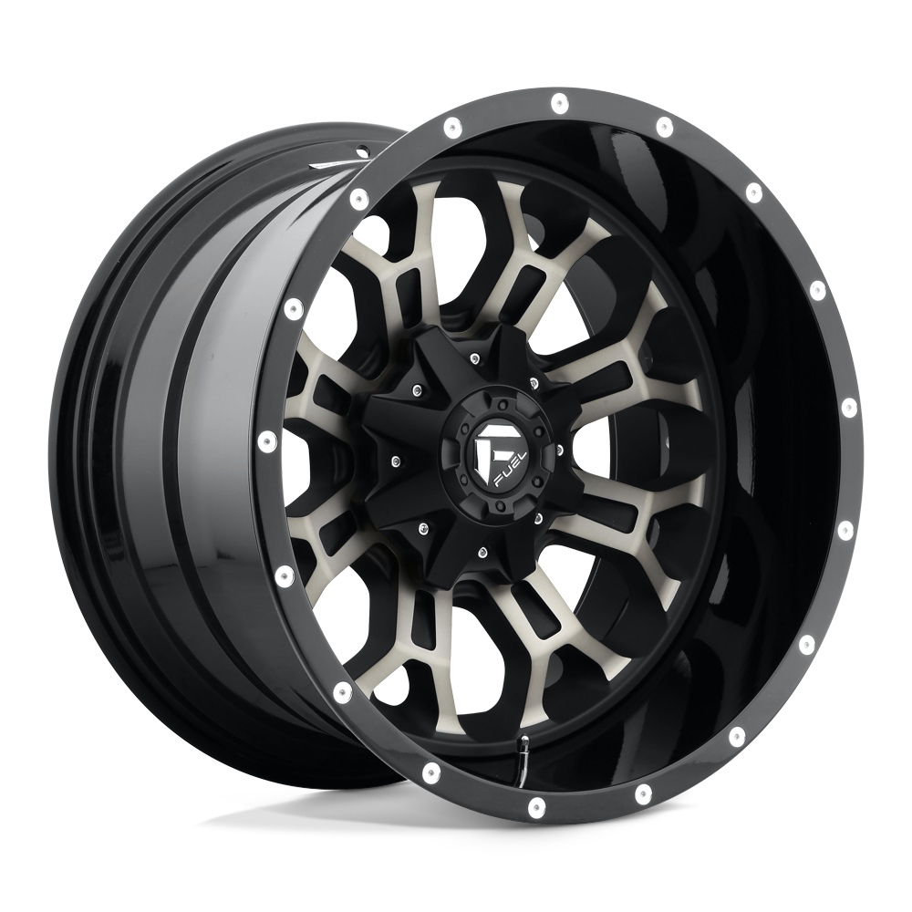 CARBURANT TOUT-TERRAIN D561 CRUSH 18X9 8X170 1 125.1 BRILLANT USINÉ DOUBLE TEINTE FONCÉE