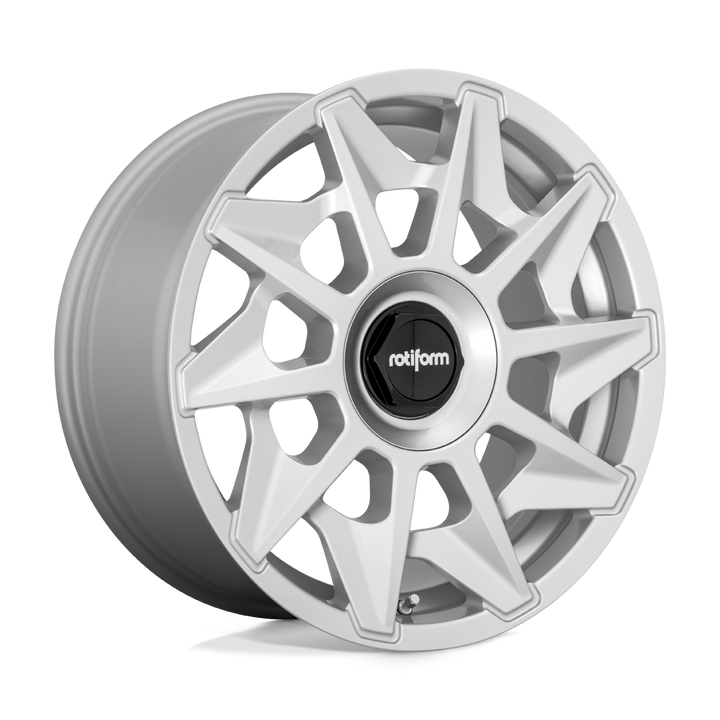 Rotiform 1pc R124 Cvt 20x8.5 5x112 / 5x120 45 72.56 Gloss Silver