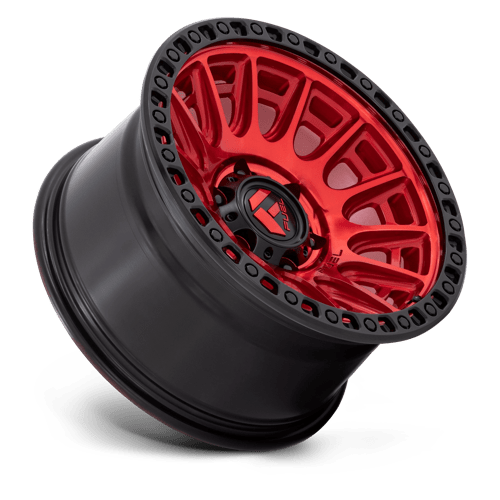 Carburant tout-terrain D834 Cycle 17x9 5x127 1 71,5 Rouge bonbon avec anneau noir