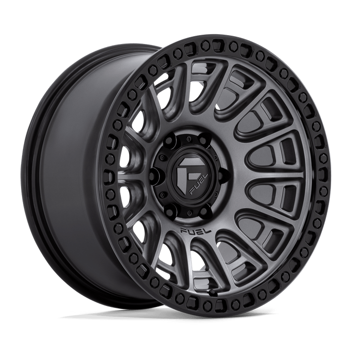 Carburant tout-terrain D835 Cycle 20x9 5x127 1 71,5 Gunmetal mat avec anneau noir