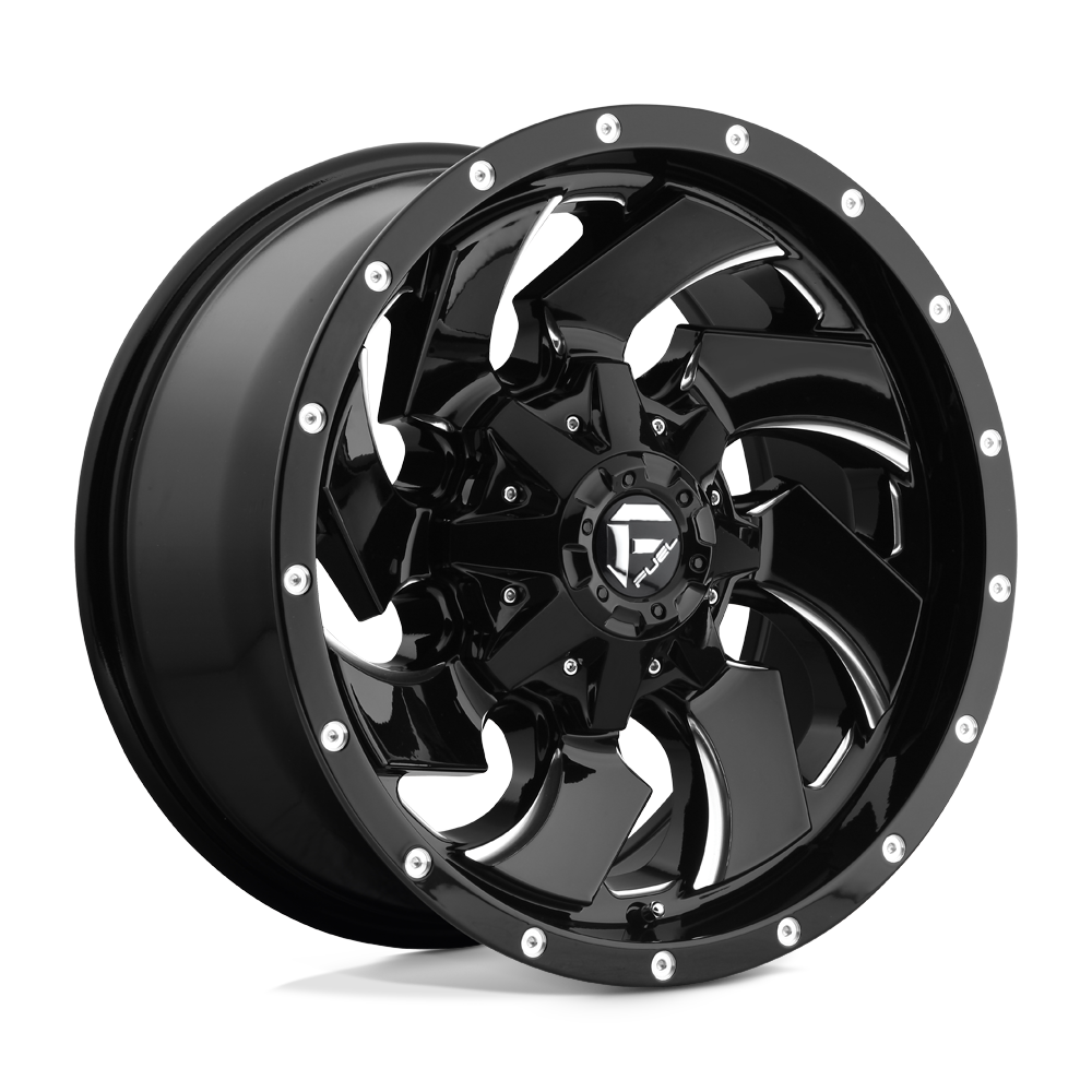 CARBURANT TOUT-TERRAIN D574 COUPERET 22X10 8X165.1 -18 125.1 NOIR BRILLANT FRAISÉ