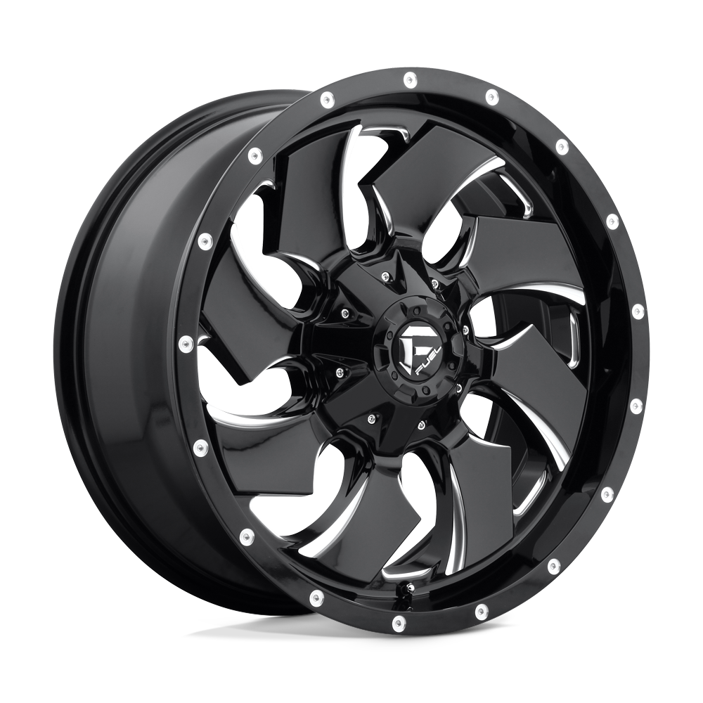 CARBURANT TOUT-TERRAIN D574 COUPERET 20X9 6X135 / 6X139.7 20 106.1 NOIR BRILLANT FRAISÉ