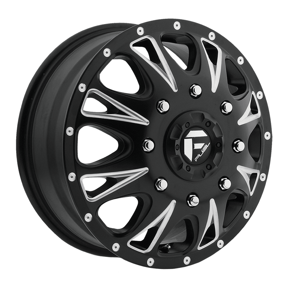 CARBURANT TOUT-TERRAIN D513 MANETTE D'ACCÉLÉRATEUR 17X6,5 8X210 129 154,3 NOIR MAT FRAISÉ