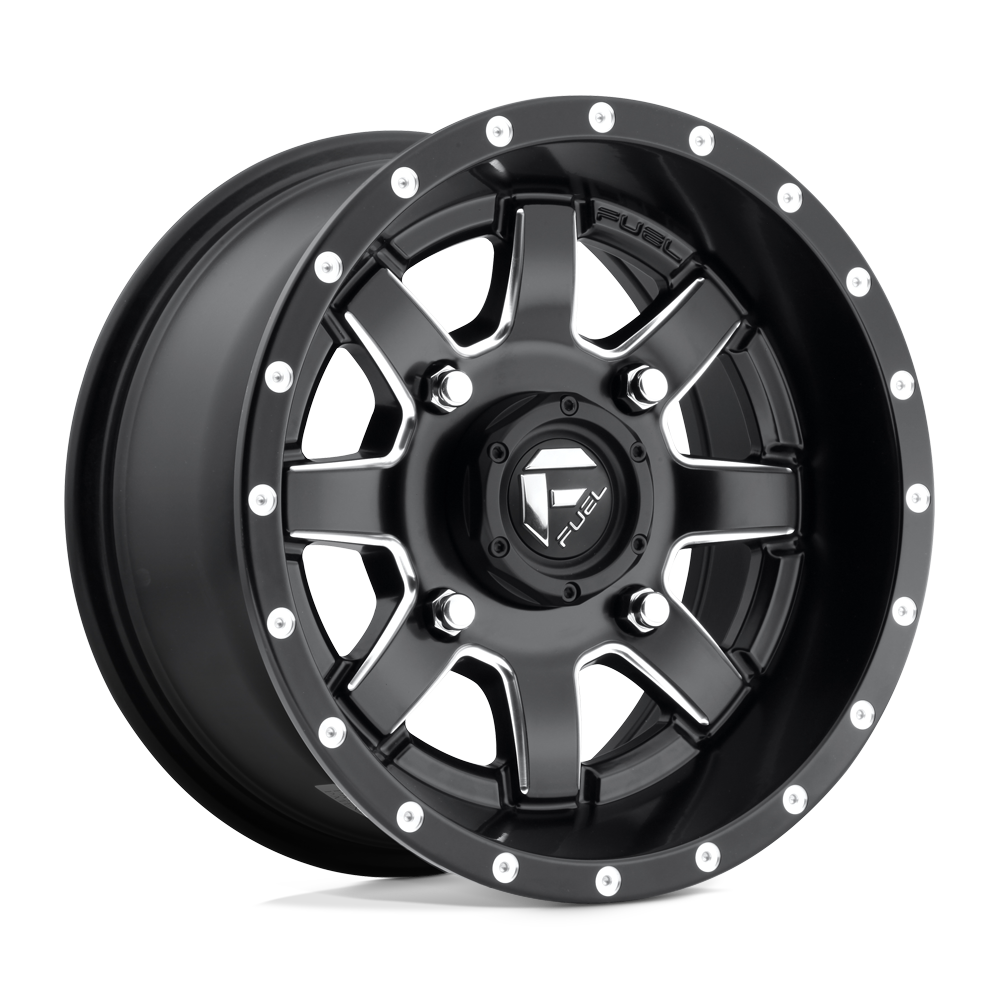 FUEL UTV OFF ROAD D538 MAVERICK 14X7 4X156 13 132 NOIR MAT FRAISÉ