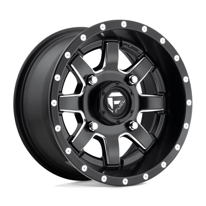 FUEL UTV OFF ROAD D538 MAVERICK 14X7 4X156 13 132 NOIR MAT FRAISÉ