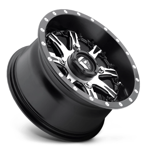 FUEL UTV OFF-ROAD D541 NUTZ UTV 14X7 4X156 13 132 MATTE BLACK MACHINED