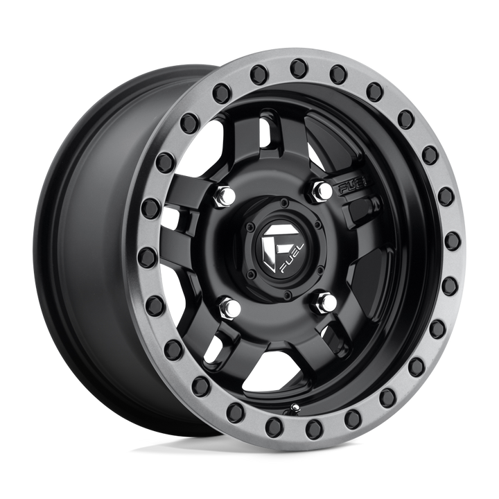 FUEL UTV OFF-ROAD D557 ANZA 15X7 4X156 38 132 MATTE BLACK GUN METAL RING