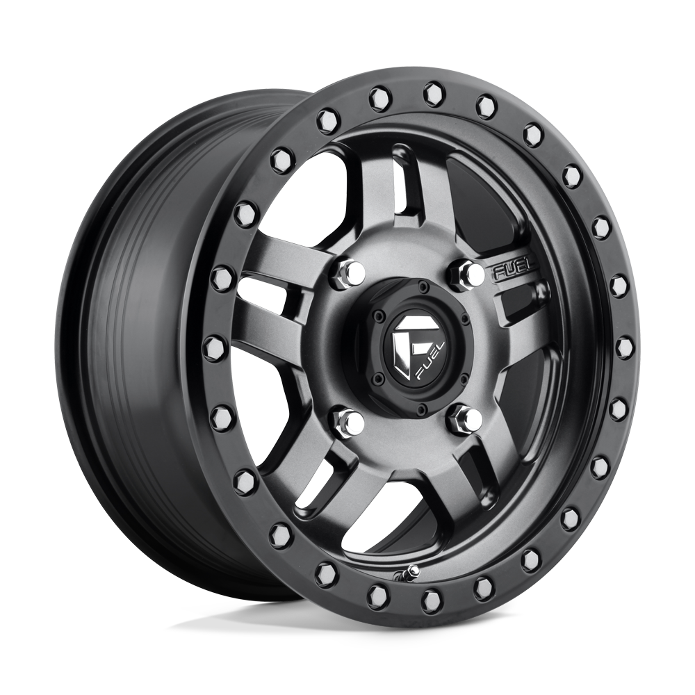 FUEL UTV OFF-ROAD D558 ANZA 15X7 4X156 38 132 MATTE GUN METAL BLACK BEAD RING