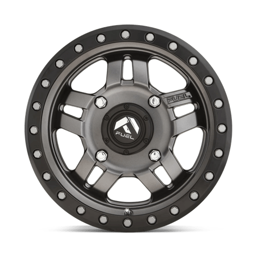 FUEL UTV OFF-ROAD D558 ANZA 15X7 4X156 38 132 MATTE GUN METAL BLACK BEAD RING