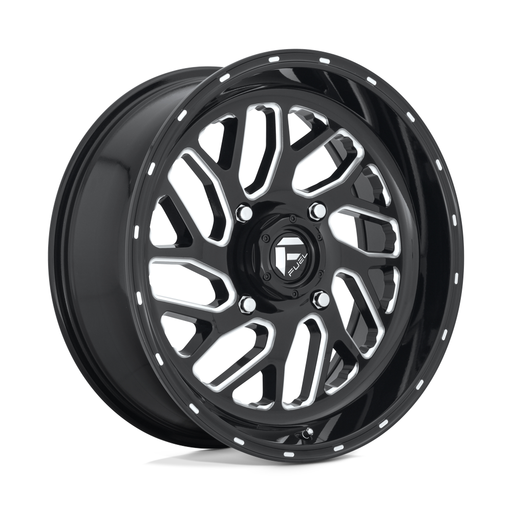FUEL UTV OFF-ROAD D581 TRITON 16X7 4X156 13 132 GLOSS BLACK MILLED