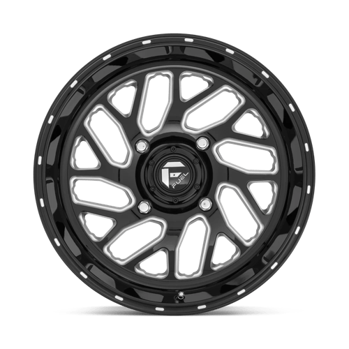 FUEL UTV OFF-ROAD D581 TRITON 16X7 4X156 13 132 GLOSS BLACK MILLED
