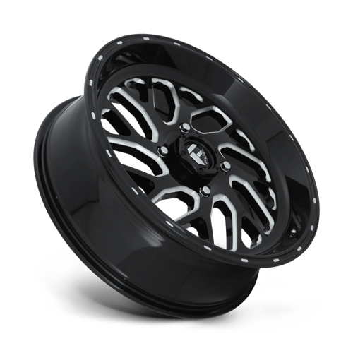 CARBURANT UTV TOUT-TERRAIN D581 TRITON 20X7 4X137 13 110.1 NOIR BRILLANT FRAISÉ
