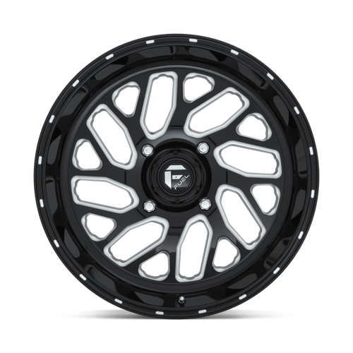 FUEL UTV OFF-ROAD D581 TRITON 20X7 4X156 13 132 GLOSS BLACK MILLED