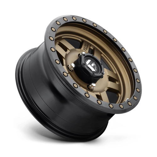 FUEL UTV OFF ROAD D583 ANZA 4+3 15X7 4X156 13 132 ANNEAU DE PERLES NOIR BRONZE MAT