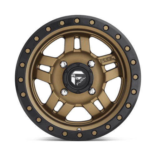 FUEL UTV OFF ROAD D583 ANZA 4+3 15X7 4X156 13 132 ANNEAU DE PERLES NOIR BRONZE MAT