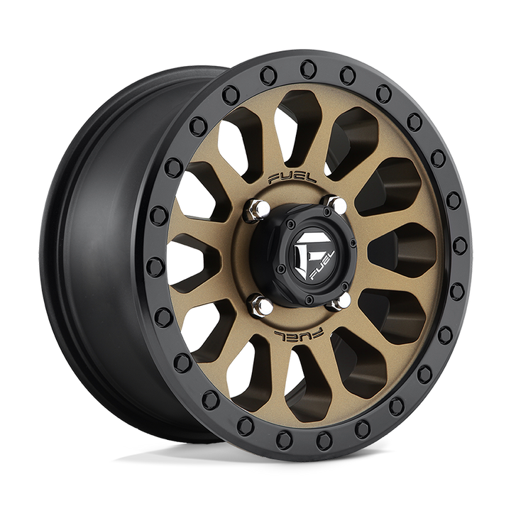 FUEL UTV OFF-ROAD D600 VECTOR 14X7 4X137 38 110.1 ANNEAU DE PERLES NOIR BRONZE MAT