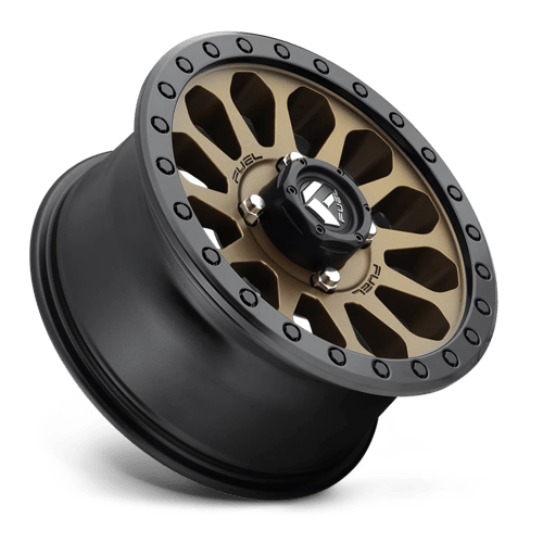 FUEL UTV OFF-ROAD D600 VECTOR 15X7 4X137 38 110.1 MATTE BRONZE BLACK BEAD RING