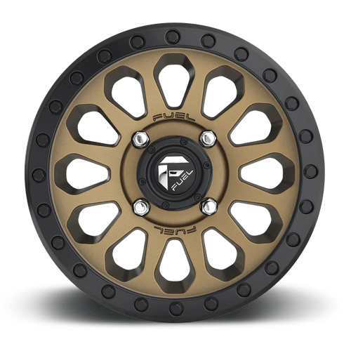 FUEL UTV OFF-ROAD D600 VECTOR 15X7 4X137 38 110.1 MATTE BRONZE BLACK BEAD RING