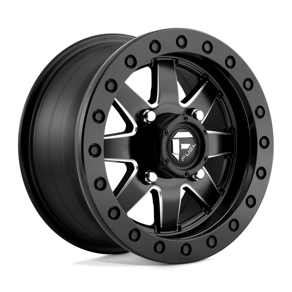 FUEL UTV OFF ROAD D938 MAVERICK BEADLOCK 14X7 4X137 38 110.1 NOIR MAT FRAISÉ