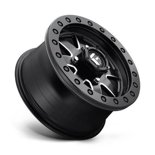 FUEL UTV OFF ROAD D938 MAVERICK BEADLOCK 14X7 4X137 38 110.1 NOIR MAT FRAISÉ