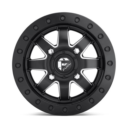 FUEL UTV OFF ROAD D938 MAVERICK BEADLOCK 14X7 4X137 38 110.1 NOIR MAT FRAISÉ