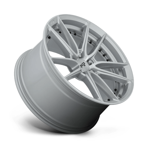 Niche 1pc M221 Dfs 19x9.5 5x114.3 35 72.56 Gloss Silver Machined