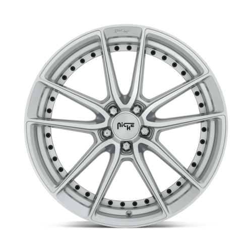 Niche 1pc M221 Dfs 20x10.5 5x120 35 72.56 Argent Brillant Usiné
