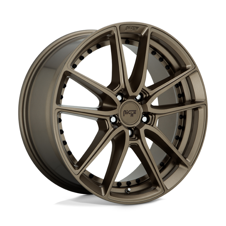 Niche 1pc M222 Dfs 22x9 5x115 18 71.5 Matte Bronze