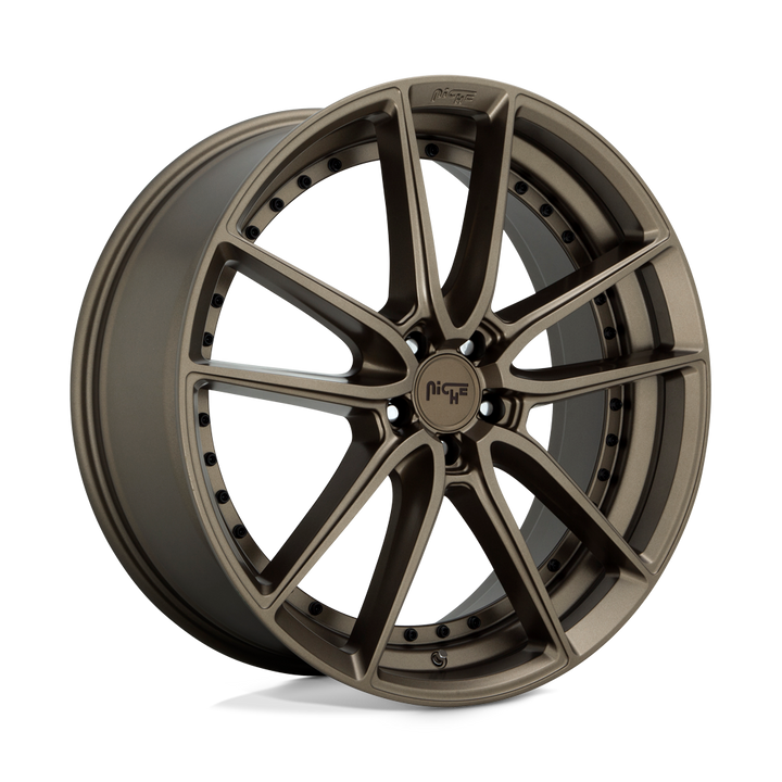 Niche 1pc M222 Dfs 22x9 5x114.3 38 72.56 Matte Bronze