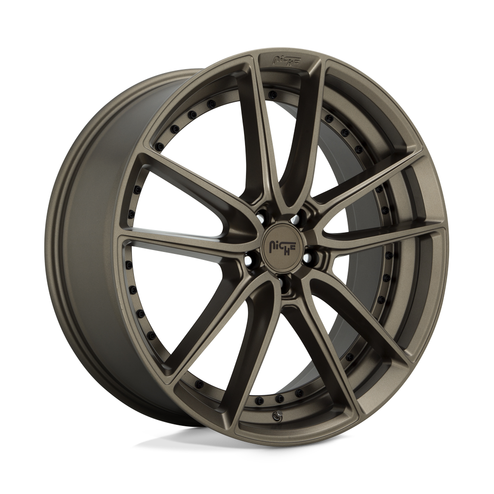 Niche 1pc M222 Dfs 22x9 5x114.3 38 72.56 Matte Bronze