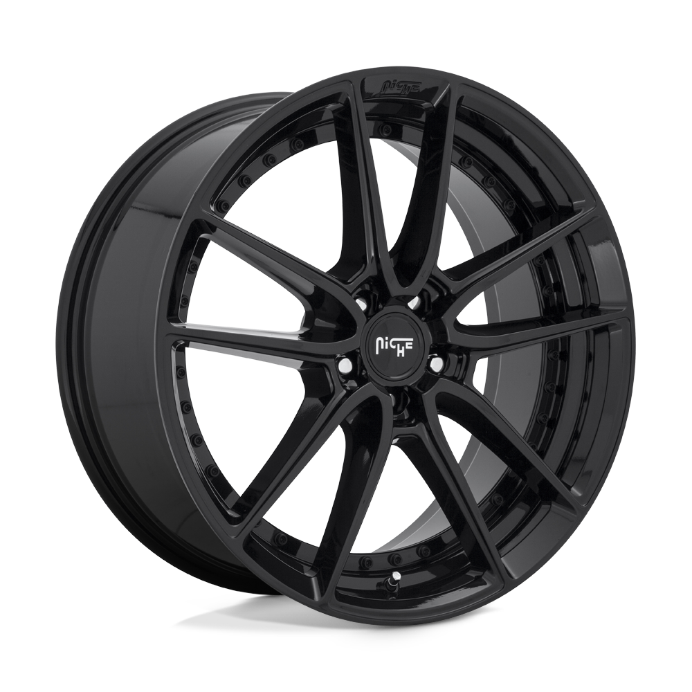 Niche 1pc M223 Dfs 18x8 5x120 40 72.56 Gloss Black