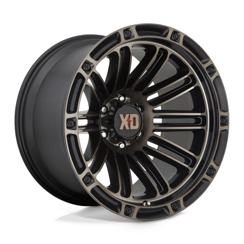 XD Wheels Xd846 Double Deuce 20x9 6x139.7 0 106.1 Noir satiné avec teinte foncée