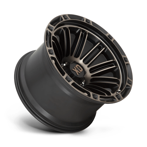 XD Wheels Xd846 Double Deuce 20x10 6x139.7 -18 106.1 Noir satiné avec teinte foncée