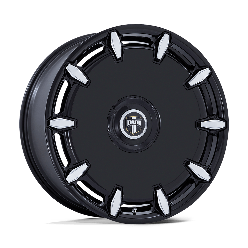 DUB Dc271 Cheef 24x10 6x135 / 6x139.7 18 106.25 Gloss Black Milled