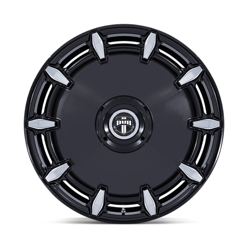 DUB 1PC Dc271 Cheef 26x10 6x135 / 6x139.7 30 106.1 Noir brillant fraisé