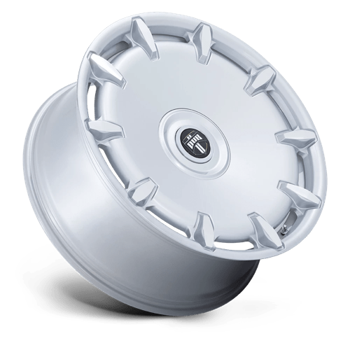 DUB 1PC Dc271 Cheef 24x9 5x115 / 5x120 15 74.1 Argent usiné