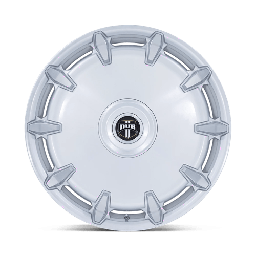 DUB 1PC Dc271 Cheef 24x9 5x115 / 5x120 15 74.1 Argent usiné