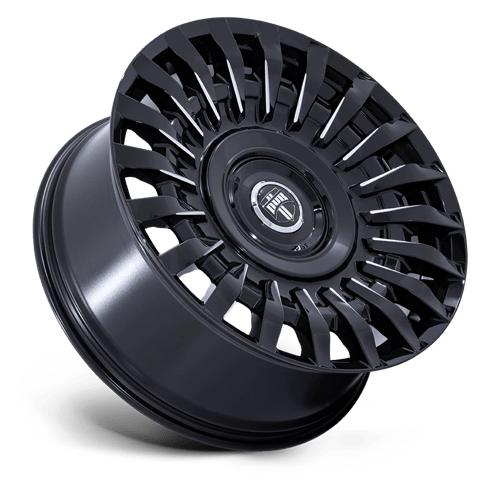 DUB 1PC Dc272 Honcho 24x9 5x115 / 5x120 38 74.1 Noir brillant fraisé