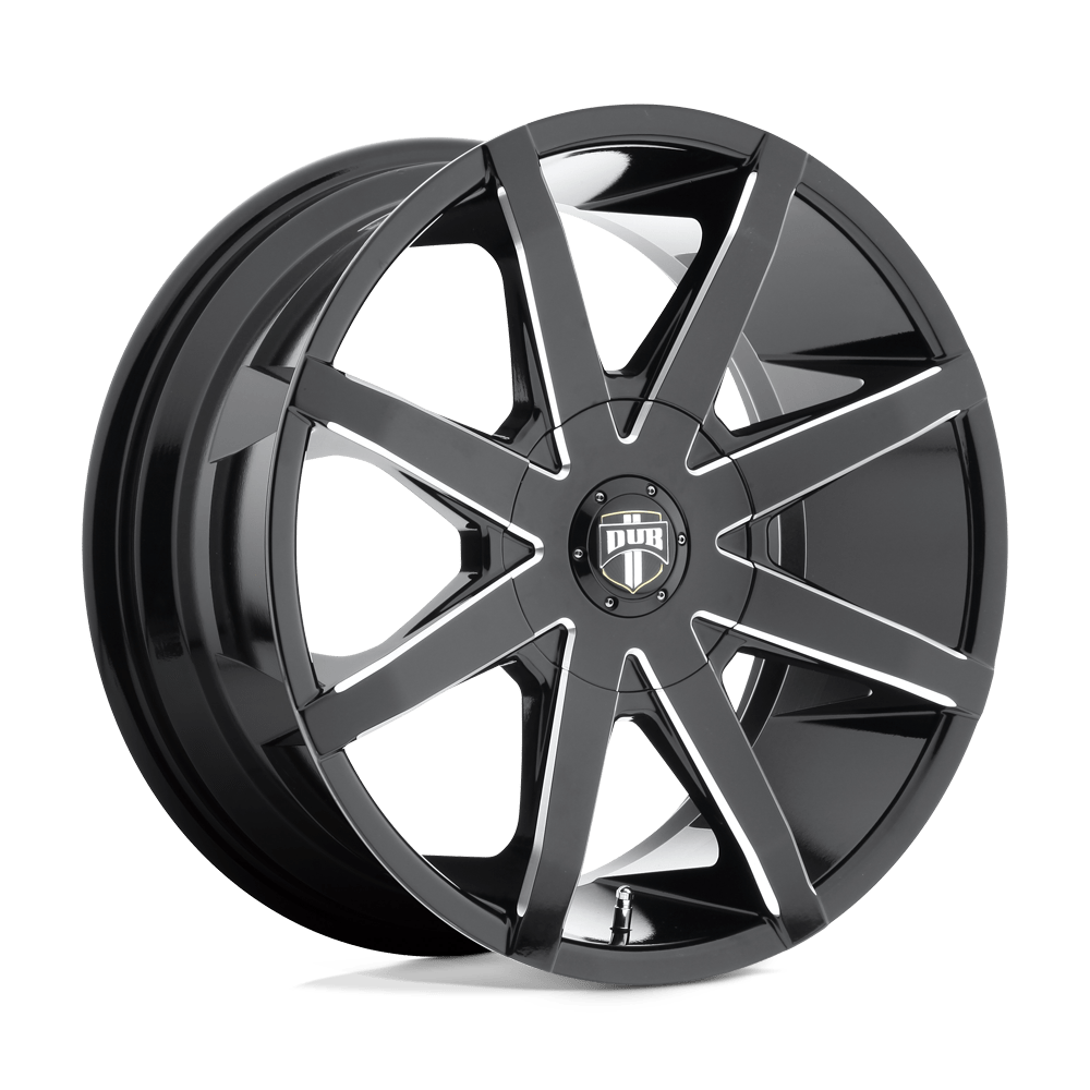 DUB S109 Push 20x8.5 5x112 30 72.6 Gloss Black Milled