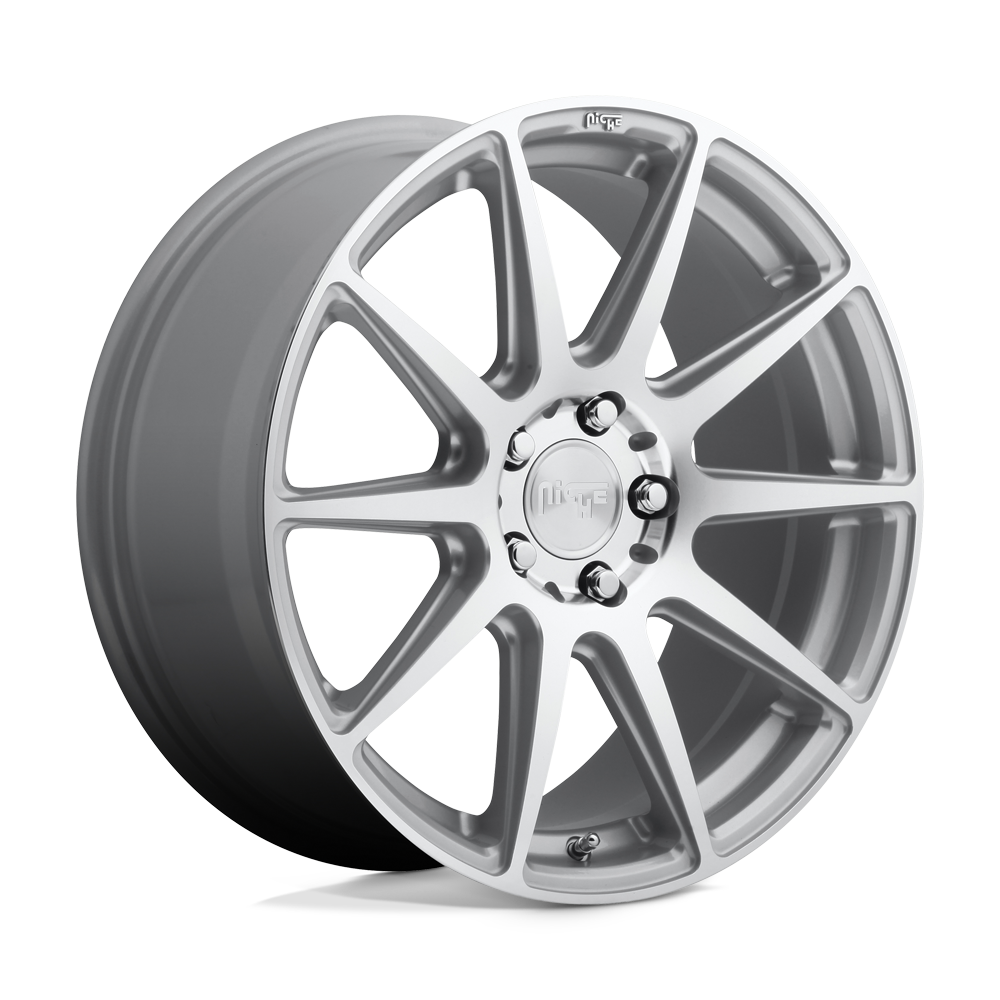 Niche 1pc M146 Essen 20x10 5x114.3 40 72.56 Gloss Silver Machined