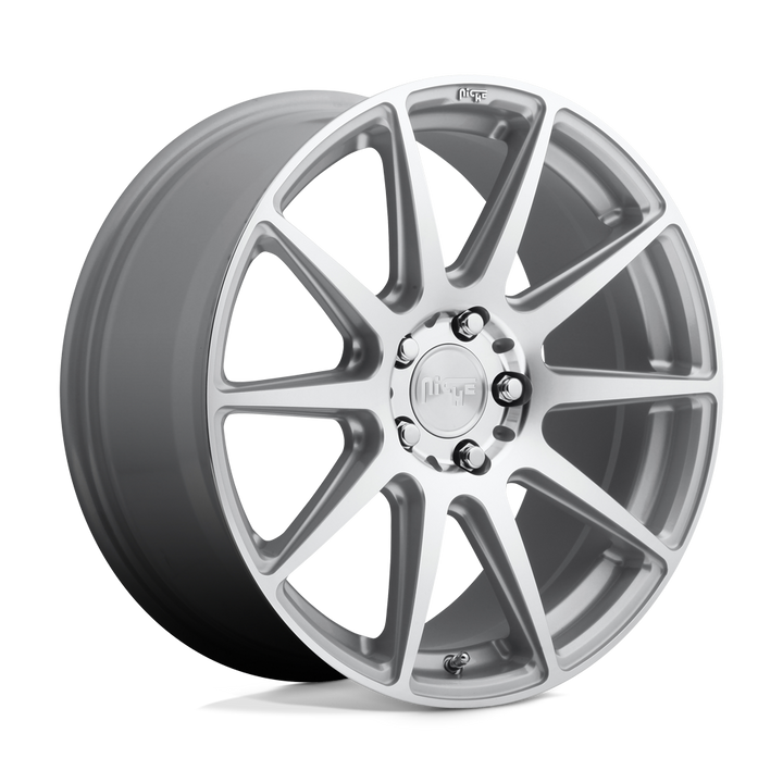 Niche 1pc M146 Essen 20x10 5x114.3 40 72.56 Gloss Silver Machined