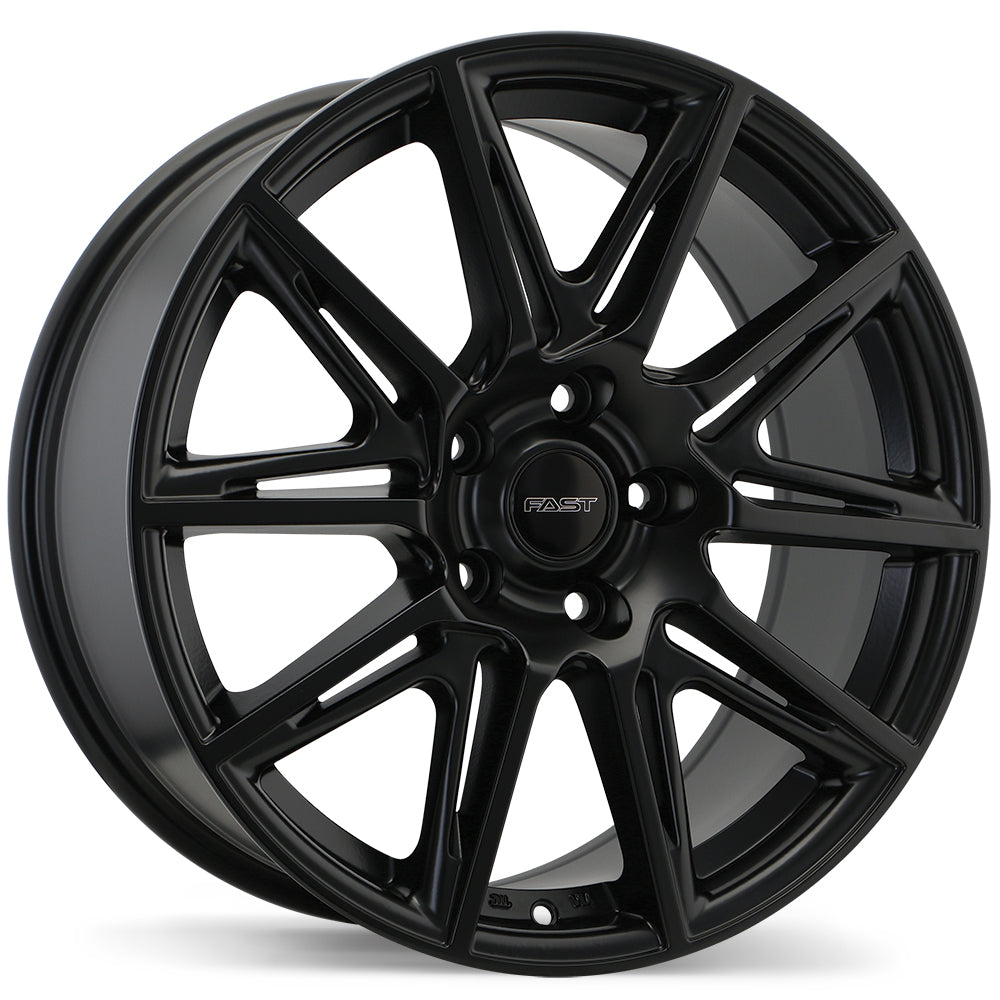 Fast Wheels Switch 18x8.0 5x114.3mm +45 67.1mm Satin Black (60° ET Seats)