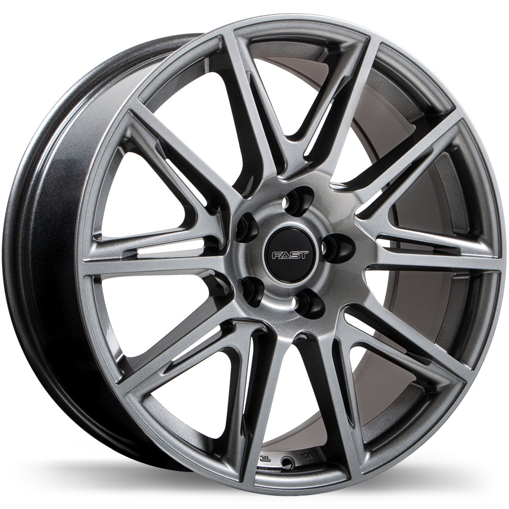 Fast Wheels Switch 18x8.0 5x114.3mm +45 67.1mm Titanium (60° ET Seats)