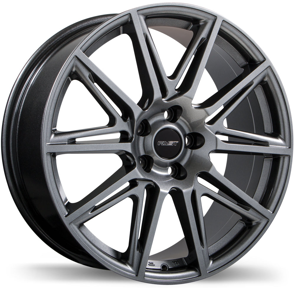 Fast Wheels Switch 19x8.0 5x114.3mm +45 67.1mm Titanium (60° ET Seats)