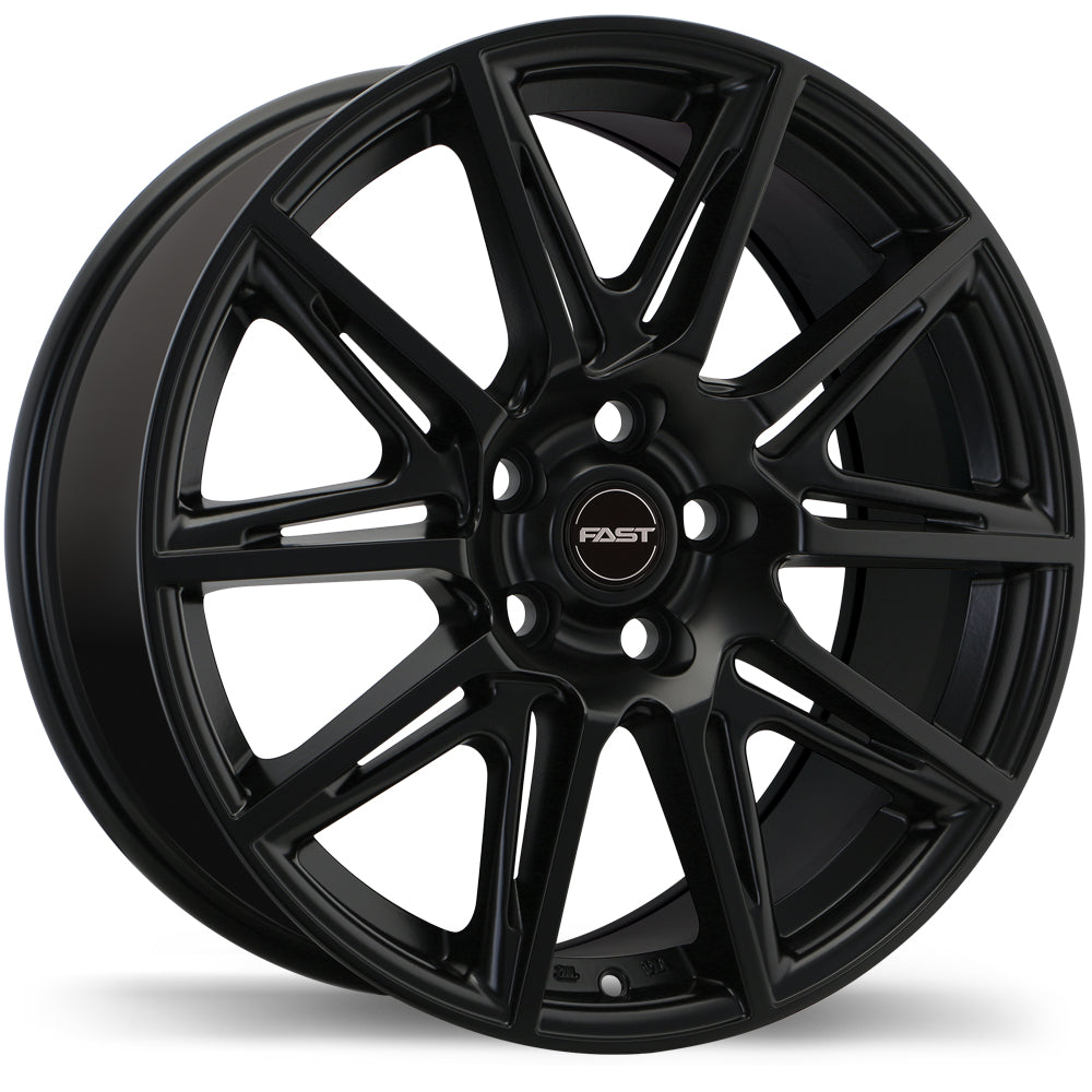 Fast Wheels Switch 16x6.5 5x114.3mm +38 67.1mm Satin Black (Flat Seats)
