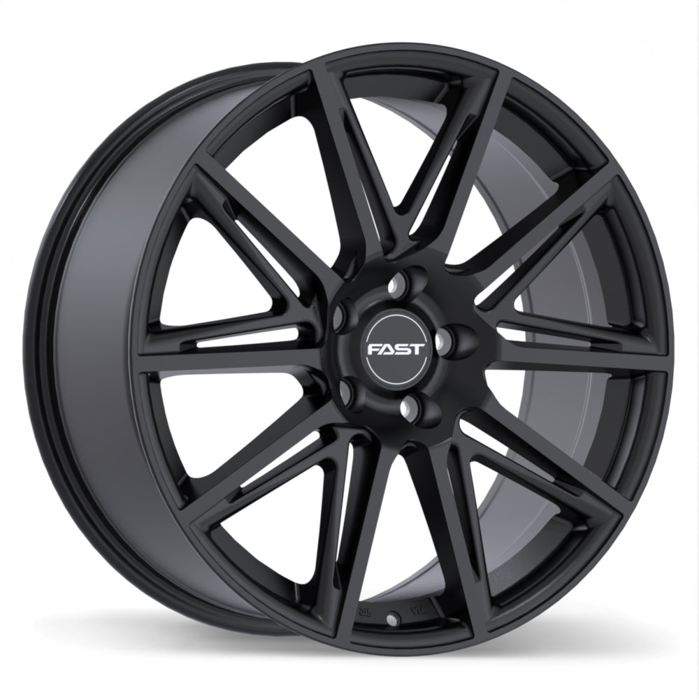 Fast Wheels Switch 20x8.0 5x120mm +50 64.1mm  Satin Black