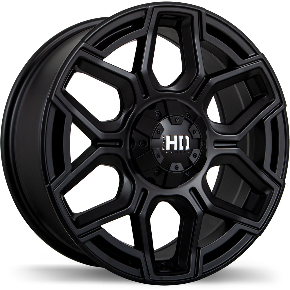 Fast HD Thunder 18x8.0 5x120.65mm +40 72.6mm  Matte Black