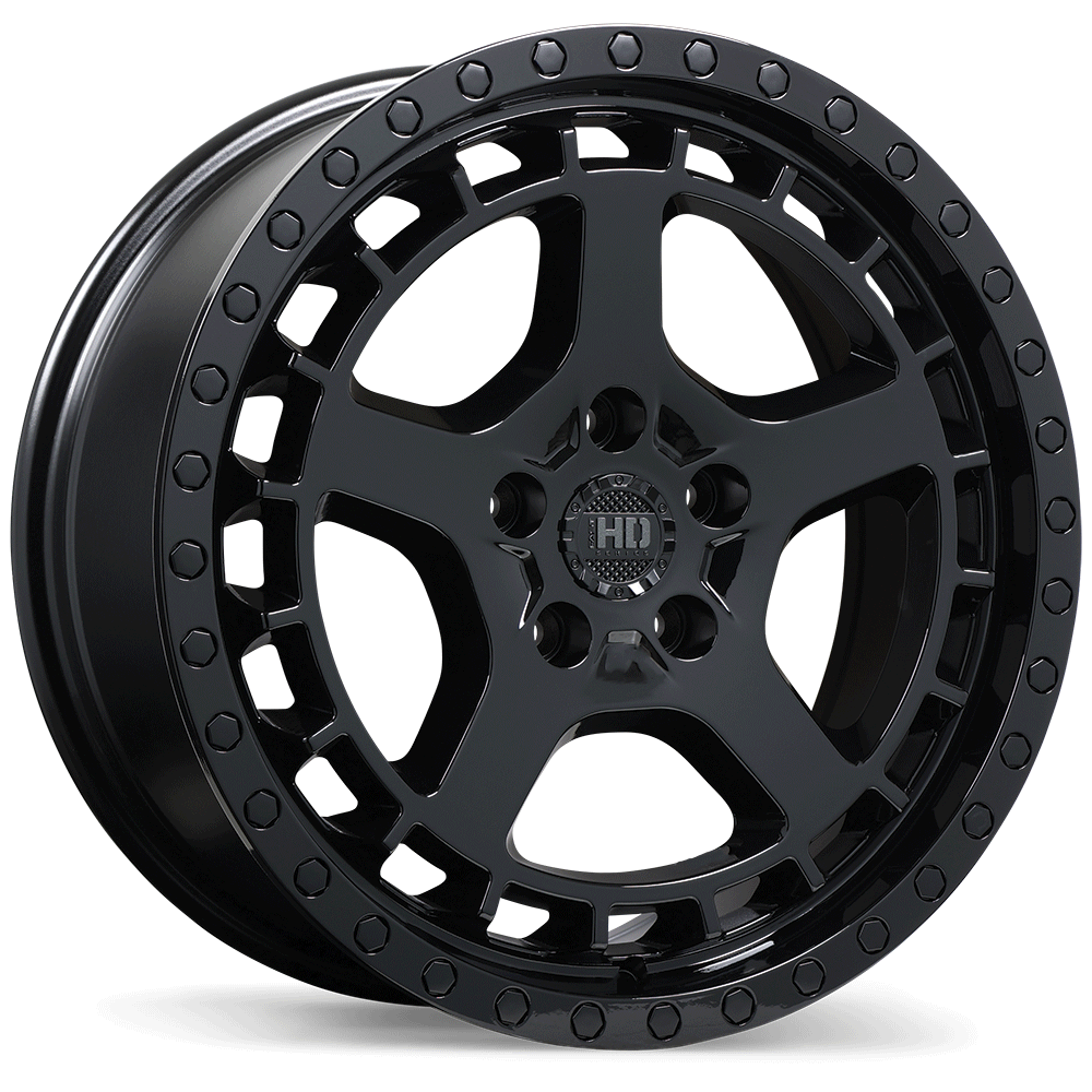 Fast HD Overland 17x7.0 5x114.3mm +40 72.6mm Gloss Black